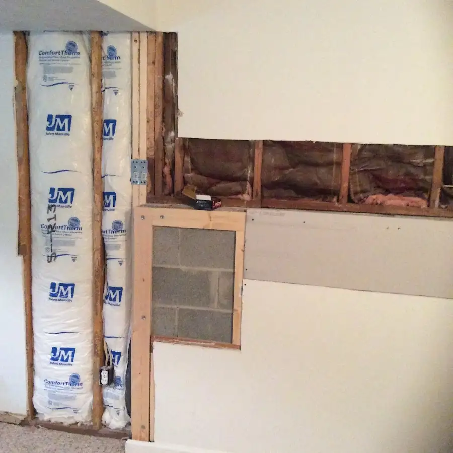 Wall insulation replacement during Structural Drying in Westport